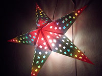 rainbow star lamp