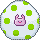 Egg with bunny