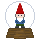 Meggan's gnome snowglobe