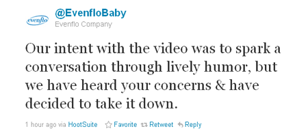 Our intent with the video was to spark a conversation through lively humor, but we have heard your concerns & have decided to take it down.